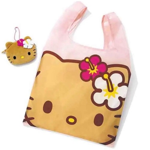 Hello kitty tan big eco - tan, tote