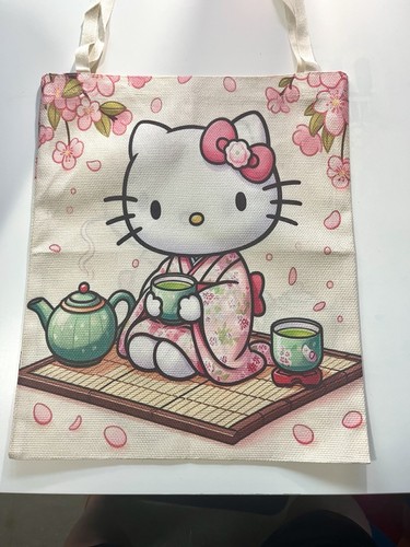 Hello kitty tea tote - kitty, bag